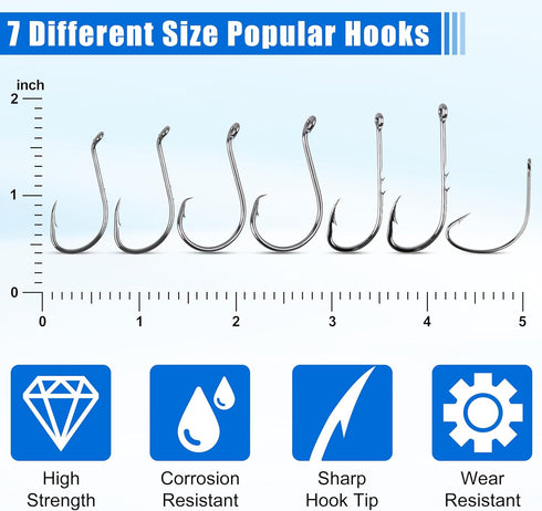 Fishing Bobbers Tackle Kit - 186pcs Basic Fishing Tackle Box Set with Hooks, Bobbers, Sinkers for Beginners Fishing