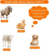 Mudder Electric Goat Clipper, 12V High Power Dog Shaver for Grooming, Low Noise Plug-in Pet Trimmer with 4 Guide Combs