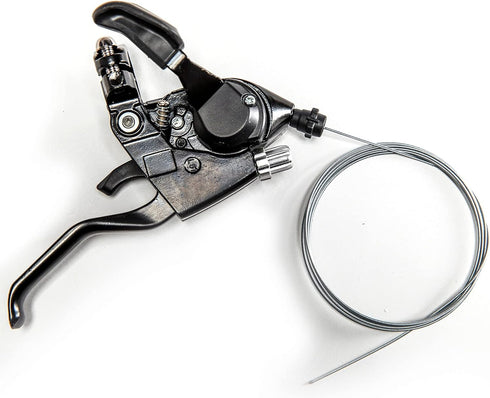 ZUKKA 7 Speed Bike Shifter, Right Brake & Shift Lever with Gear Indicator for Mountain Road Bicycle