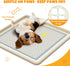 22 22 Inches Dog Pee Pad Holder for Small and Medium Dogs, Two-Layer Mesh Dog Potty Tray, Indoor Puppy Pad Holder