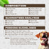 10.58oz Triple Flavor Dog Jerky Treats, Real Chicken Duck and Cod Twist Strips Dog Training Treats Snacks Healthy