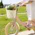 Kids Bike Basket - Woven Sisal Rope Bicycle Basket for Boys and Girls, Cute Decorative Accessories for Kids Bikes