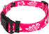 Country Brook Petz Deluxe Dog Collar, Premium Polyester for Durability, Comfort & Style, Pink Hawaiian, Large