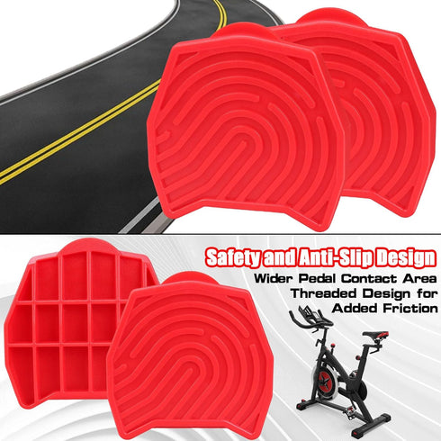 Pedal Converter for Peloton Bike & Bike Plus, Flat Pedals for Regular Shoes, Exercise Bike Accessories