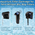 Aquarium Filter Cartridge Compatible with Tetra Whisper Bio-Bag - Replacement Cartridges for Tetra ReptoFilter