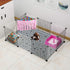 RIOUSSI Guinea Pig Hideout Hideaway Corner Fleece Toys - Cage Accessories with Reversible Sides