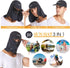 icolor Foldable Fishing Hat Sun Cap - Men Women UPF50+ Sun Protection Baseball Golf Ponytail Hats