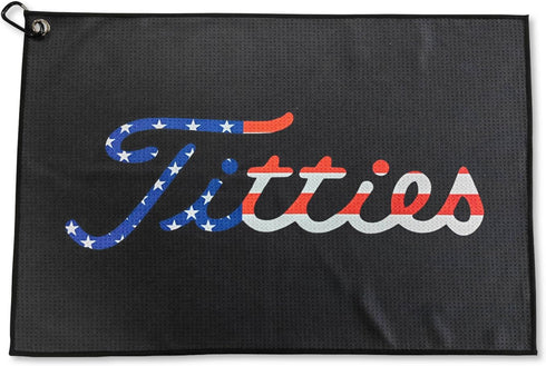 K9King Funny Golf Microfiber Towel - Premium Towel with Clip Holder, Ideal Accessories for Men and Women Golfers