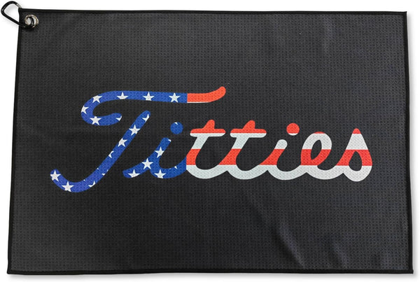 K9King Funny Golf Microfiber Towel - Premium Towel with Clip Holder, Ideal Accessories for Men and Women Golfers