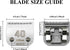 40 Cut Length 1/100" Detachable Pet Dog Clipper Blades, UltraEdge Series, Compatible with Andis and Oster