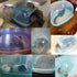 kathson Dwarf Hamster Bathroom - Chinchilla Sauna Room Plastic Sand Bath House for Gerbils, Hedgehog, Squirrel (Blue)