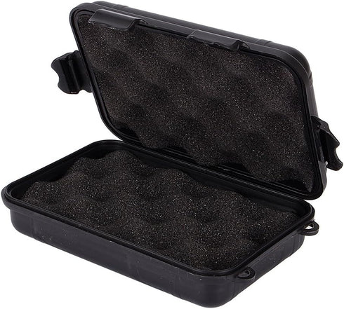 Qqmora Waterproof Storage Case - Portable Sealed Impact Resistant Shockproof Box for Camping Fishing