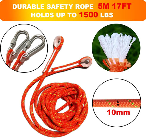 Outdoor Dog Bungee Tug Toy - Spring Pole Rope Tether for Aggressive Chewers, Interactive Solo Play for Large Dogs