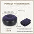 Inflatable Ottoman, Portable Outdoor Camping Chair for Adults Foldable Soft and Elastic, Watertight Round Stool