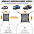 DYKESON Pet Barrier Dog Car Net, Stretchable Mesh Organizer for Cars and SUVs, Easy Install for Safety with Pets
