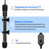 Adjustable Mini Aquarium Heater, 200W Submersible Small Fish Tank Heater with Digital Display