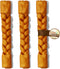 Pork Chomps Roasted Pork Skin Dog Chew, 10-inch Braid, 1 Count (Pack