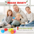 Squeaky Dog Toys, Latex Rubber Soft Chewing Toys, Squeaky Fetching Balls for Medium Small Dogs