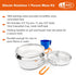 GSI Outdoors Stainless 1-Person Mess Kit for Camping and Backpacking