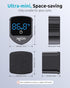 2-in-1 Aquarium Magnetic Cleaner with Digital Thermometer, Mini Magnetic Brush for Glass Fish Tank