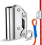 Self-Locking Rope Grab Ascender, Alloy Steel for Heavy Industry, Roofing, Construction, and Fall Protection