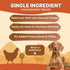 6 oz Gaines Family Farmstead Chicken Chips for Dogs Natural, High-Protein Dog Treats, Rawhide-Free Chews, Single