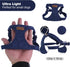 Dog Harness and Leash Set, XS No Pull Adjustable Puppy Harness with Denim Blue Leash and Collar for Small Dogs