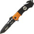 TAC Force 8.5" EMT Rescue Spring Assisted Tactical Pocket Knife