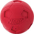 Nerf Dog Soccer Ball Toy, Interactive Squeaker, 2.5 Inches, Medium/Large Breeds, Two Pack, Blue & Red
