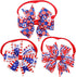 Spring Summer Dog Bow Ties, 3.2" Bow Butterfly Ties for Small and Medium Pets (4th of July Pinwheel)