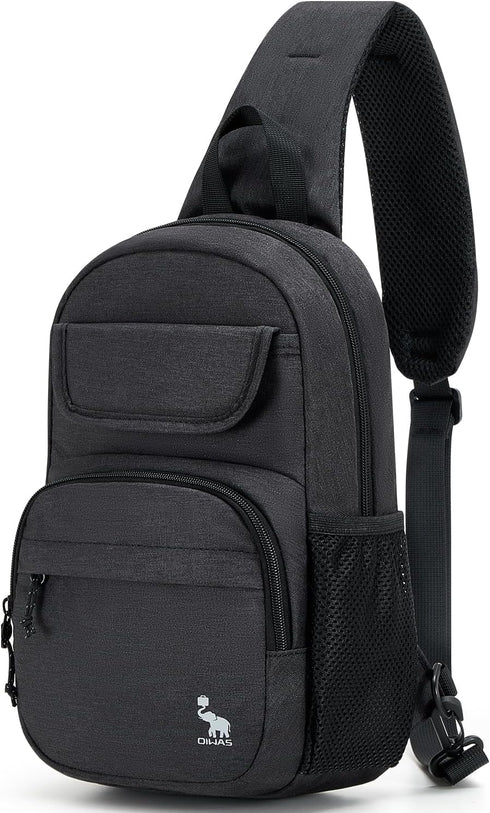 OIWAS Sling Bag Crossbody Backpack for Men, One Strap Backpack Hiking Daypack