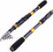 Sougayilang Telescopic Fishing Rod - Ultralight 24 Ton Carbon Fiber Fishing Pole with CNC Reel Seat & Stainless Steel