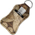 Vintage-Inspired Small World Map Hand Sanitizer & Keychain Holder