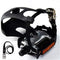 YBEKI Bike Pedals with Toe Clip and Straps - 9/16-Inch Spindle Resin/Alloy Pedals for Exercise and Outdoor Bicycles