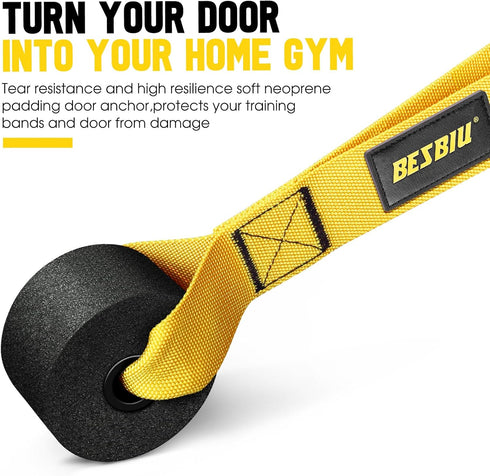 Heavy Exercise Bands Resistance Bands Set, 300lbs Fitness Workout Bands with Handles, Home Gym Equipment