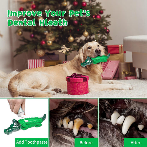 Tough Dog Chew Toys for Large Dogs, Indestructible Heavy Duty Dog Toys for Small/Medium/Large Breeds