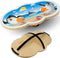 Wooden Balance Board Kids, Wobble Board For Balance, Balance Board Toddler Supporter,
