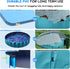 47'' Foldable Dog Pet Bath Pool, Heavy Duty Non-Slip Kiddie Pool, Plastic Pet Wading Pool for Puppy Small Medium Large