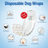 50pcs Pet Soft Dog Diapers Male - Disposable Male Dog Wraps Wetness Indicator, Ultra Absorbent Doggie Diapers