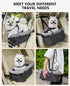 9lbs BurgeonNest Center Console Dog Car Seat for Small Dogs up to - Sturdy Metal Frame Anti-Collapse Pet Booster Seat