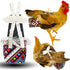 Revoloza Reusable 3D Chicken Diapers for Indoor Chickens Leak-Proof 3D Pouch with Replaceable