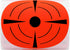 Hybsk Target Pasters, 3 Inch Round Adhesive Shooting Targets, Fluorescent Red and Black