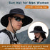 ZOORON Sun Hats for Men Women, Wide Brim UV Protection Boonie Hats
