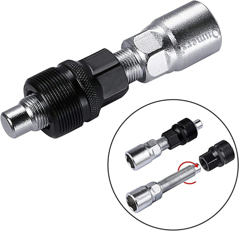 Oumers Bike Crank Extractor and Bottom Bracket Remover with 16mm Spanner Wrench, Bicycle Crank Removal Tool Kit