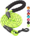 BAAPET - 2/4/5/6 FT Dog Leash with Comfortable Padded Handle for Small Medium and Large Dogs (5FT-1/2'', Green)