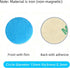 Feuvois Sheets,2 Adhesive Metal Discs for Magnets,Metal Stickers for Magnets,Round Disk Iron Magnetic Round Adhesive
