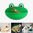 Frog Habitat Dish Holder with Suction Cups, Cute Frog Terrarium Decor for Fish Tank Decoration for Tree Frog Toad