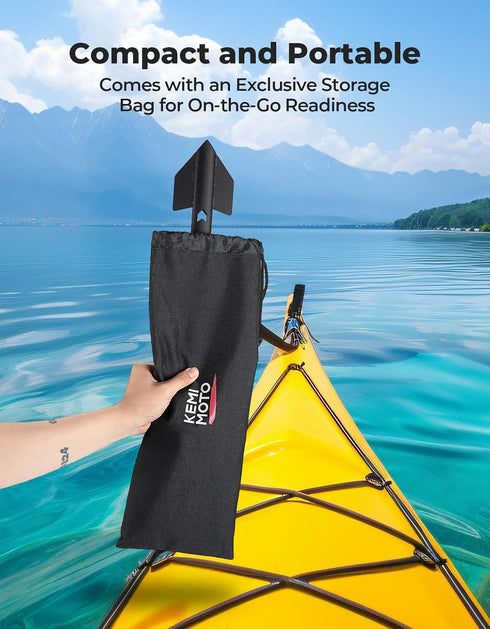 KEMIMOTO Boat Anchor, Kayak Anchor, Jet Ski Anchor for Shallow Water Safety Kit
