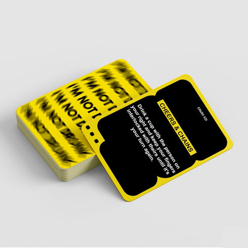 I'M NOT DRUNK Party Drinking Game for Game Nights - 21st Birthday Gift with 55 Amusing Cards