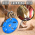 Hoof Trimming Disc, Professional Electric Hoof Repair Tool, Wood Turbo Carving Disc, 6/8 Teeth Metal Hoof Trimming